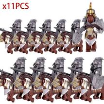 11pcs The Hobbit Dwarf Warriors riding Bighorn Sheep Custom Minifigures Toys - £27.67 GBP