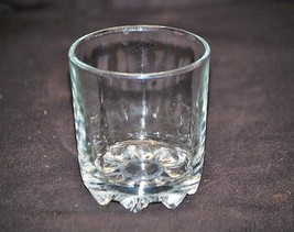 Old Vintage Double Old Fashioned Whiskey Glass Barware Tool w Sawtooth Bottom - £7.11 GBP
