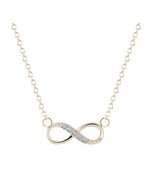 Maya&#39;s Grace Stainless Steel Infinity Love Charm Womens Beauty Jewelry D... - £11.76 GBP