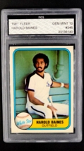 1981 Fleer #346 Harold Baines RC Rookie HOF Chicago White Sox FGS 10 Gem Mint - £18.72 GBP
