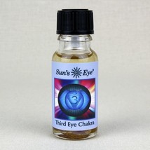 Third Eye Chakra (Intuition &amp; Insight), Sun&#39;s Eye Chakra Oil, 1/2 Ounce Bottle - £13.98 GBP