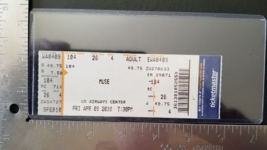 MUSE - US AIRWAYS CENTER PHOENIX, ARIZONA 04/09/2010 UNUSED WHOLE CONCER... - £15.98 GBP