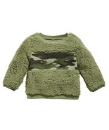 First Impressions Baby Boys 6M 9M Camo Print Fuzzy Sherpa Fleece Sweatsh... - £8.59 GBP