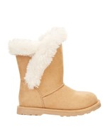 Calistoga ~ Tan ~ Vegan Suede ~ Faux Fur ~ Mid Calf ~ Girl&#39;s Size 10 Boots - $498.45 MXN