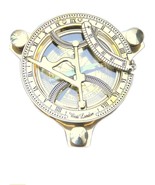 WAVE NAUTICAL Brass Sundial Compass 4&quot; Inch Brass Look color as show in ... - £31.45 GBP