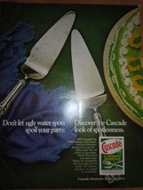 Cascade Automatic Dishwashers Detergent Print Magazine Ad 1969   - $3.99