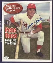 Pete Rose Signed 11x14 Cincinnati Reds Sports Collectors Digest Cover Ph... - £68.23 GBP