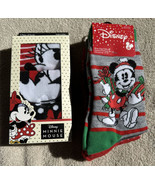 Disney Mickey Mouse Christmas Socks 3pair + Minnie Mouse 3pack Ankle Soc... - £12.10 GBP