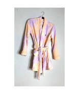 Victorias Secret Pink Womens Size XS S Pink Orange Purple Bath Robe Flee... - $22.77