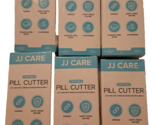 Lot of 6 JJ Care Portable Pill cutter Stainless Steel Blade Safety Shiel... - $25.69