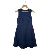 Talbots Dress Womens 4P Sleeveless Textured Lined Fit Flare Career Churc... - $24.74