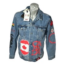 Olympics Levis Mens Denim Jacket Tokyo Paris Size XL HBC New Tags On - £300.90 GBP