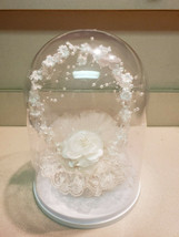 Vintage Ivy Floral Arch Wedding Cake Topper with Protective Case - $29.65