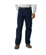 Men&#39;s Wrangler Workwear Relaxed Fit Cargo Pant, Blue Size 36 X 34 - $45.83 CAD