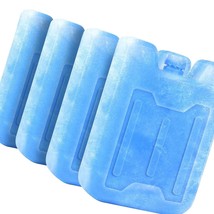 4 Pack Ice Packs for Lunch Boxes Cooler Tote Bags Reusable Refreezable Cold Slim - £24.65 GBP