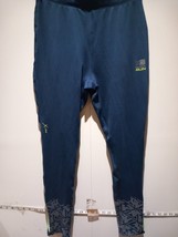 Karrimor Run Xlite Black Running Tights Gym Compression Trousers Men Size M Blue - £18.00 GBP