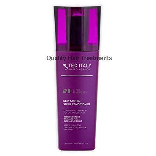 Silk System Shine Conditioner Tec Italy For Unisex 10.1 Ounce Leaving Hair Gloss
