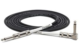 Hosa GTR-205R Straight to Right Angle Guitar Cable, 5 Feet Black - £10.65 GBP