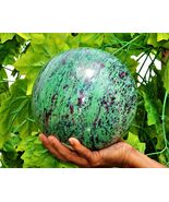 XL Huge 19CM Green Ruby Zoisite Crystal Quartz Healing Metaphysical Ston... - $1,183.56