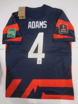 Tyler Adams USA USMNT 2022 World Cup Stadium Blue Away Soccer Jersey 2021-2022 - £71.11 GBP