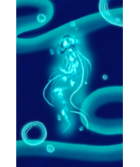 Digital Wall Art - Title: Moonjelly - $4.49