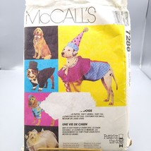 UNCUT Vintage Sewing PATTERN McCalls 7286, Dog Halloween Costumes 1994, All Size - £16.49 GBP
