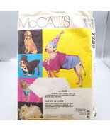 UNCUT Vintage Sewing PATTERN McCalls 7286, Dog Halloween Costumes 1994, ... - £16.07 GBP