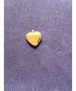 14K YELLOW GOLD HEART LOCKET / PENDANT - £139.39 GBP