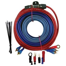 AUDIOPIPE 8 Gauge Amplifier Wiring Kit - 1500WATTS W/RCA CABLES - £38.61 GBP