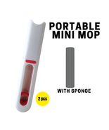 Portable Mini Mop, Mini Squeeze Mop, Strong Absorbent Mop (2pcs) - $30.99