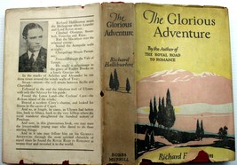 The Glorious Adventure Richard Halliburton Inscribed Hcdj Roaring 20s Travelogue - £31.71 GBP