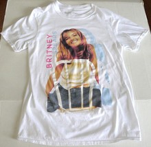 Britteny Spears Graphics Short Sleeve  Boxy White T-Shirt Small - £7.00 GBP