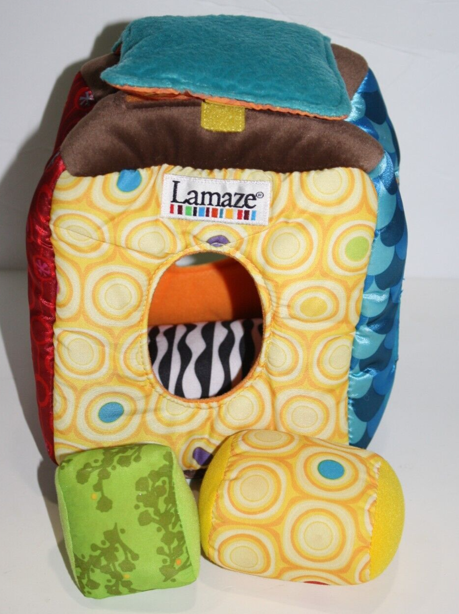 Lamaze Plush Sensory Soft Shape Sorter 2 Colorful Shapes Replacement Parts 6m+ - £9.80 GBP