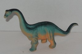 2000 TM Pretend Play 6.5&quot; Dinosaur Brown Apatosaurus Prehistoric Jurassic - $4.81