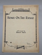 Home On The RANGE- Arranged By Hugo Frey 1932 Vintage Sheet Music - $12.46