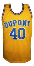 Randy Moss #40 Dupont High School Basketball Jersey New Sewn Yellow Any ... - $34.99