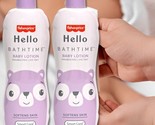 2 BOTTLES Of  fisher-price Hello Bathtime Baby Lotion 10 oz. - $15.99