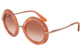 Dolce &amp; Gabbana DG 6105 310413 Pink Glitter Gold Sunglasses - $150.00