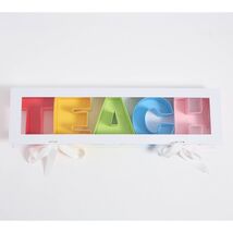 Cook With Color Fillable Word Food Storage Gift Box TEACH - $265.21 MXN