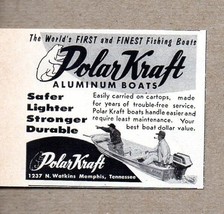 1960 Print Ad Polar Kraft Aluminum Boats Memphis,TN - £6.00 GBP