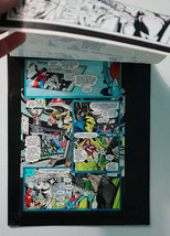 90s JLA Vertigo Sandman color guide art page:Superman,Wonder Woman,Green Lantern - £69.56 GBP