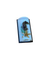 Vintage Acrylic Encased Seahorse and Sea Star seascape Hippocampus Erect... - £22.71 GBP