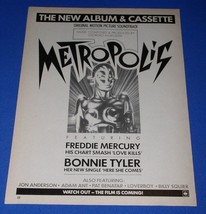 Freddie Mercury Metropolis No 1 Magazine Photo Clipping Vintage Oct 1984 UK - £15.93 GBP