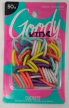 Goody Kids Ouchless Braided Mini Elastics, 50 Count Pastels #30518 - £10.43 GBP