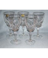 Luminarc FLAMENCO WATER GOBLET /Wine Glass- Swirl Clear 6 3/4&quot; Tall -Set... - £15.68 GBP