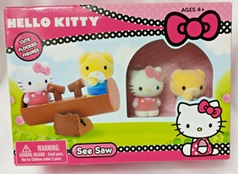 Hello Kitty Sanrio Flocked Figures See Saw  Figures  - £19.53 GBP