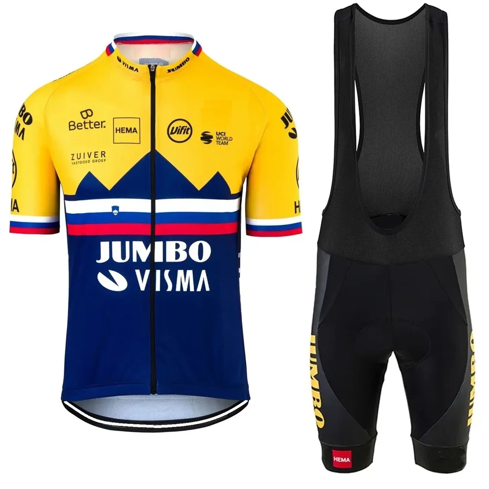 Sporting 2021 JUMBO VISMA Cycling  Set A ChaAn Cycling Clothing Roglic Road Bike - £31.17 GBP