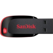 SanDisk 16GB Cruzer Blade USB Flash Black Red - £6.90 GBP