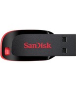 SanDisk 16GB Cruzer Blade USB Flash Black Red - £6.45 GBP