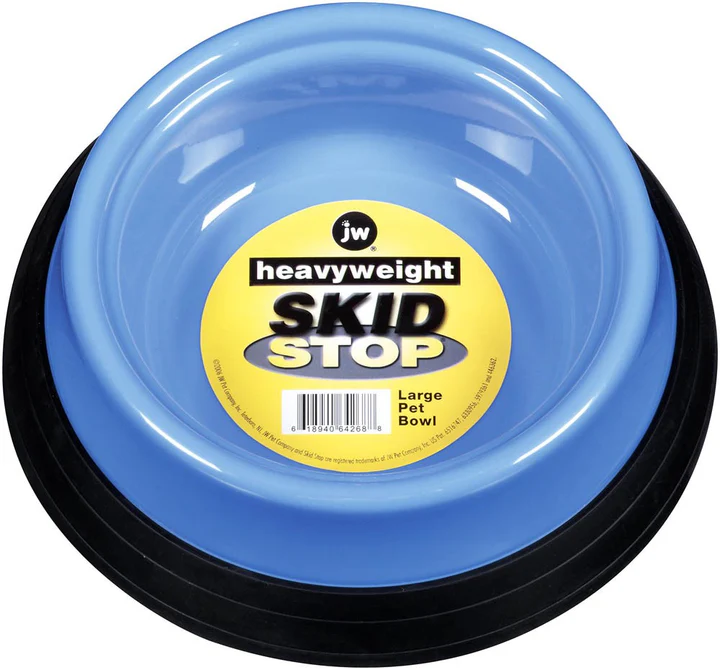 Pet Skid Stop Heavyweight Dog Bowl Assorted 1ea/LG - $409.34 MXN